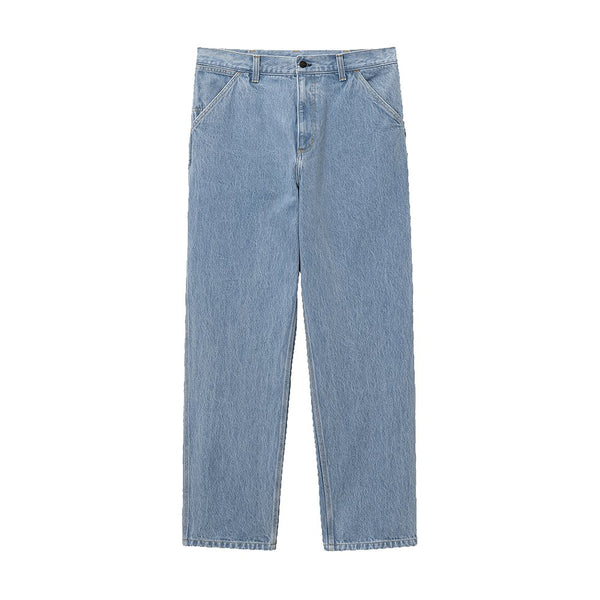 Carhartt Single Knee Pant - Blue Stone Bleached - Streetart.fr